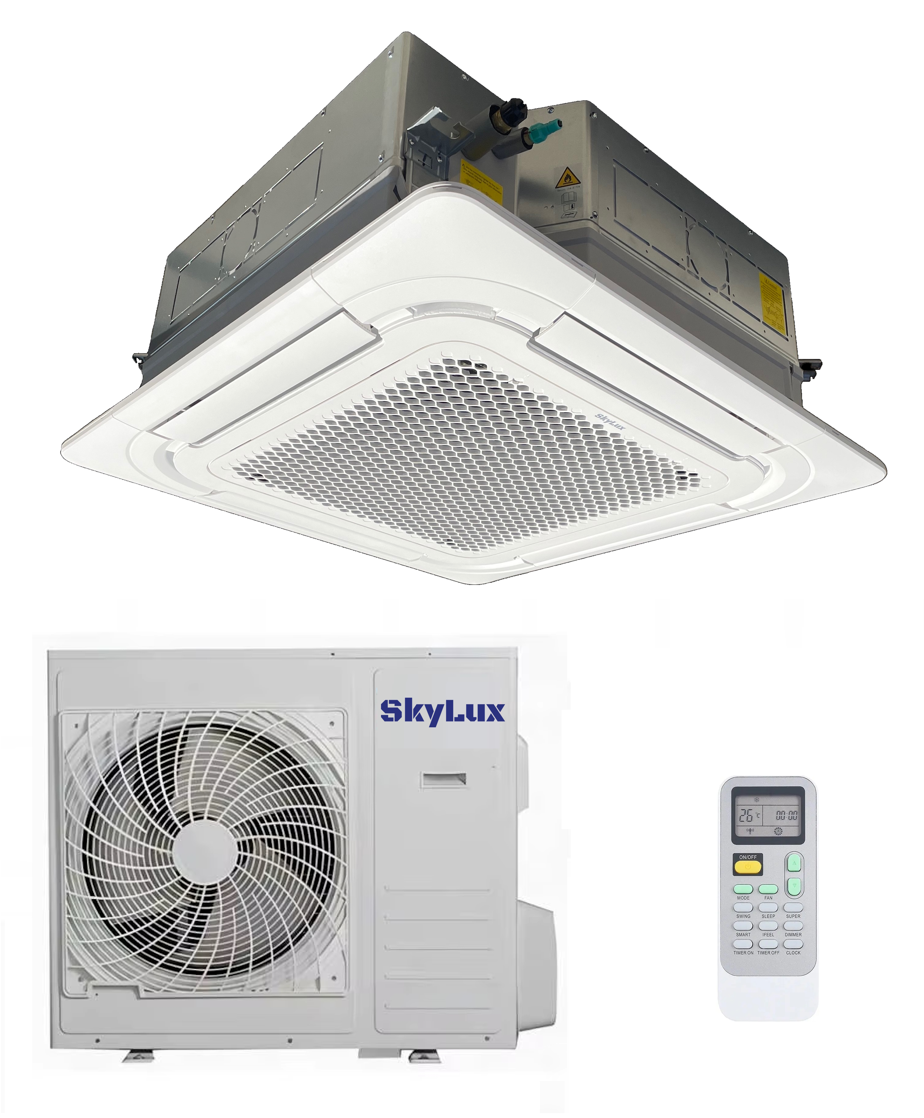 Касетний кондиціонер SkyLux SKH-C24R3DI / SKH-U24R3DI