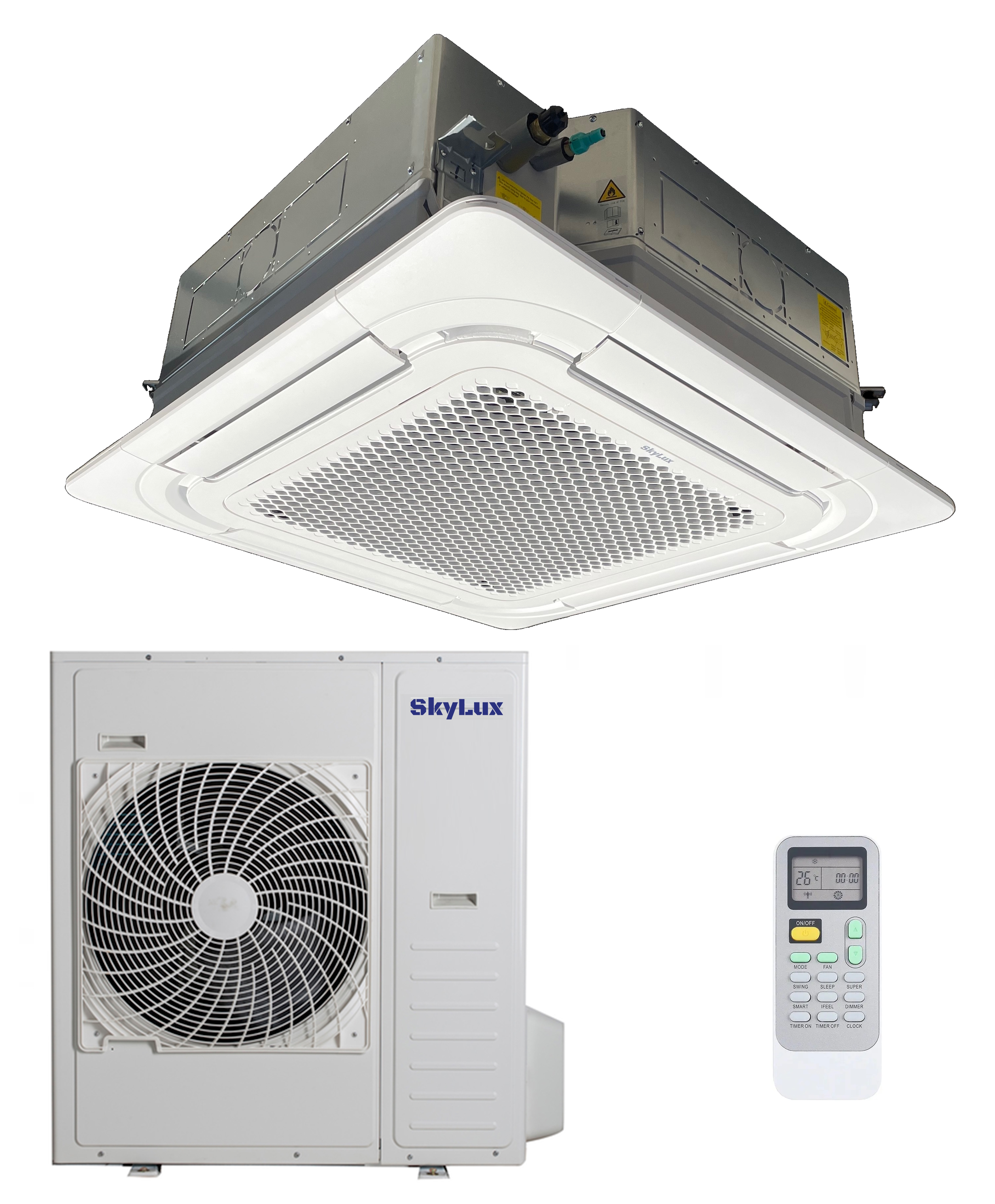 Касетний кондиціонер SkyLux SKH-C36R3DI / SKH-U36HR3DI