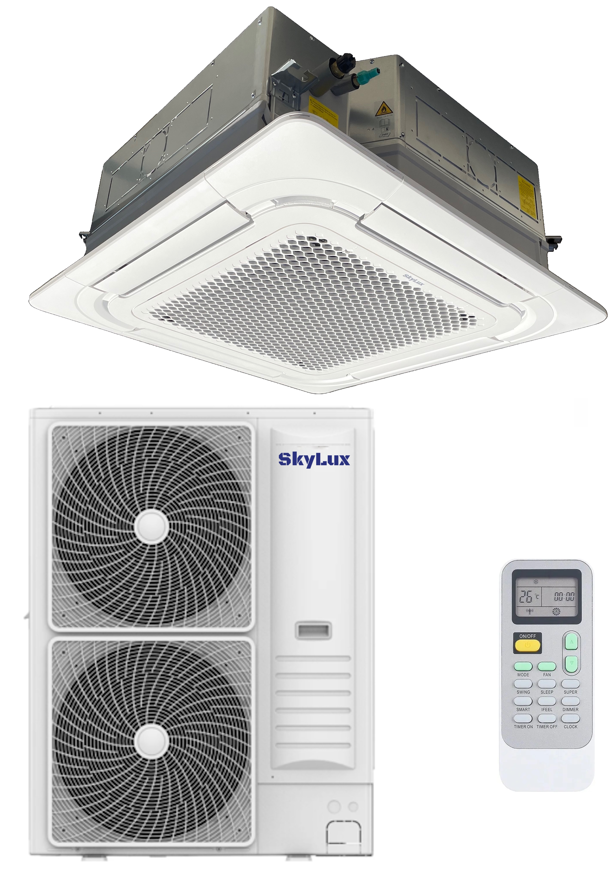Касетний кондиціонер SkyLux SKH-C60R3DI / SKH-U60R3DI