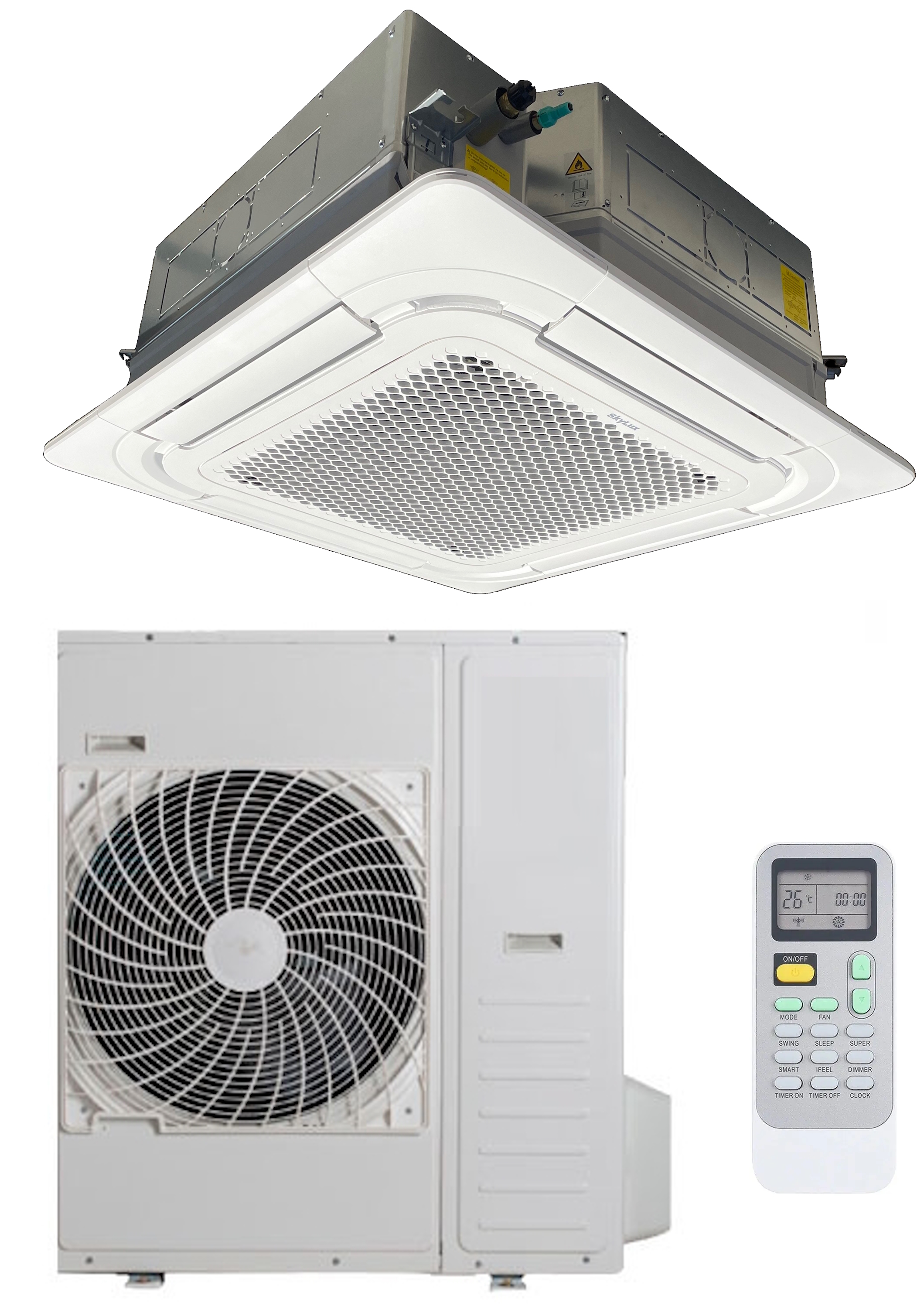Касетний кондиціонер SkyLux SKH-C60R3DI / SKH-U60SHR3DI