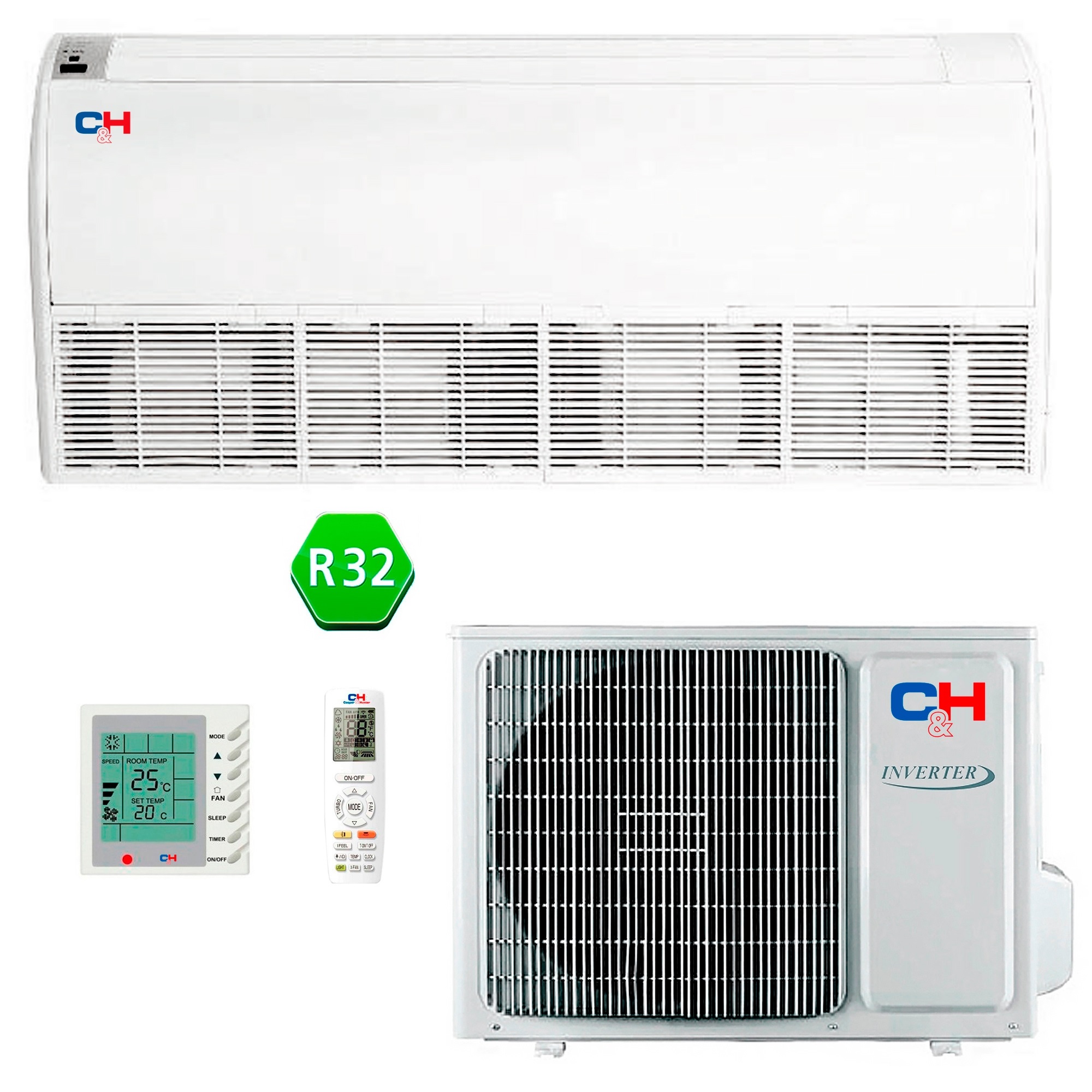 Напольно-стельовий кондиціонер Cooper&Hunter CH-IF140RK2/CH-IU140RM2